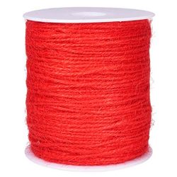 Hilo cañamo rojo rollo de 100 m