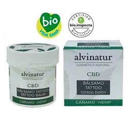 Bálsamo Tatuaje CBD Cáñamo Alvinatur 100 ml 150 ml