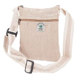 Bolso de Cáñamo hippie de Nepal - Uni, Unisex - Adultos, 20x17x4 cm HIMALAYAN HEMP