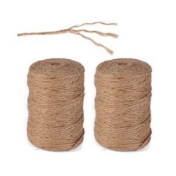 Cáñamo cordel bramante y yute 2mm natural twine enrollado resistente para DIY