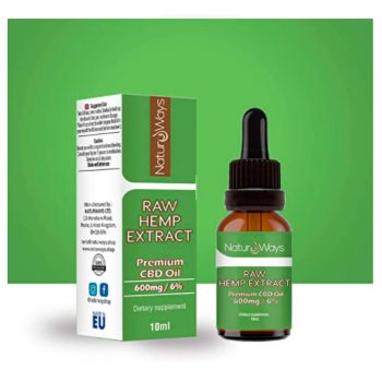 Extracto de Cáñamo Orgánico 600Mg (6%) - Alivia el estrés, dolor y ansiedad - 10ml Vegano