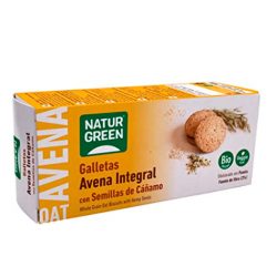 Galleta de Avena Integral con cáñamo Bio 140 g