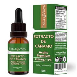 Gotas de extracto de cáñamo orgánico y vegano 1200Mg (12%) alivia el estrés, dolor y ansiedad