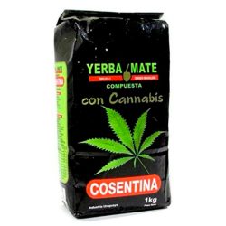 Yerba para te mate de cañamo cannabis 1 kilo marca CONSENTINA